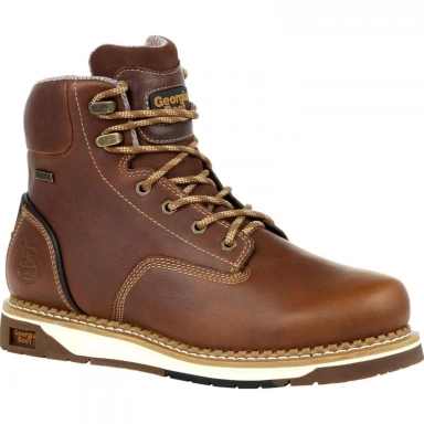Georgia Boot Mens AMP LT Wedge Waterproof Work