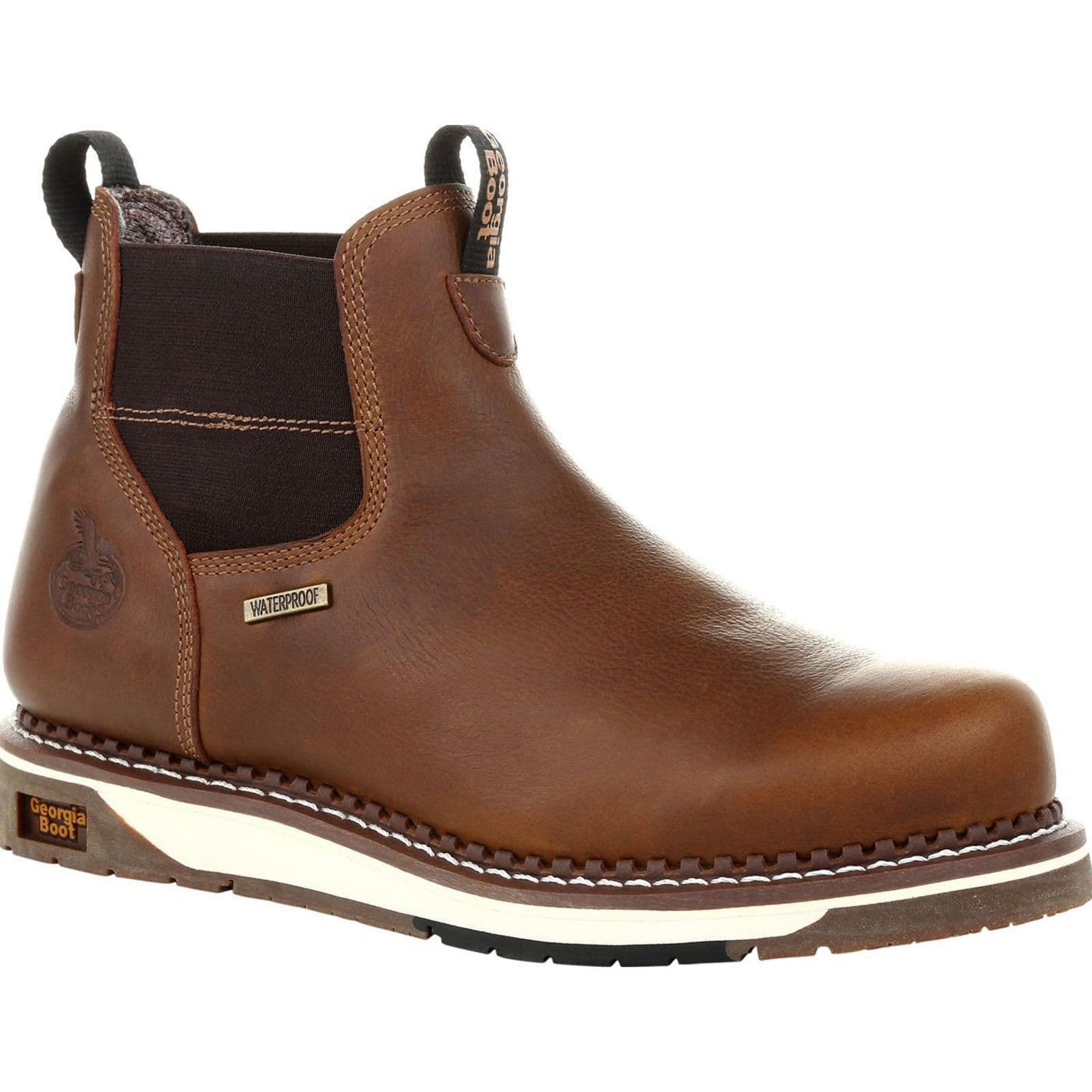 waterproof chelsea work boots