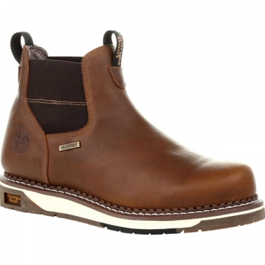 Georgia Boot Mens Wedge Waterproof Chelsea