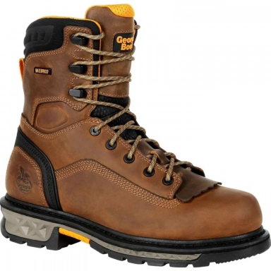 Georgia Boot Mens Carbo Tec LTX Brown Work Style