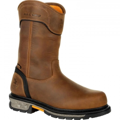 Georgia Boot Mens Carbo Tec LTX Brown Cowboy