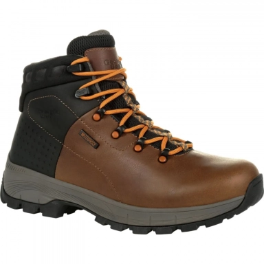 Georgia Boot Mens Eagle Trail Brown Orange Work