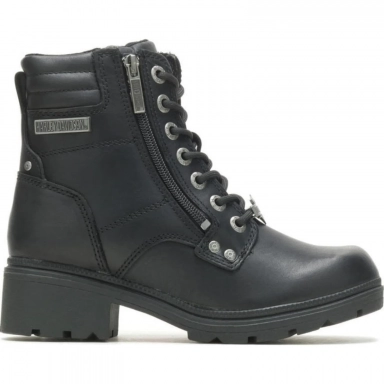 Harley Womens Davidson Black Biker Motorcycle Boot