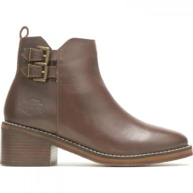 Harley Womens Davidson Jonetta Buckle Ankle Boot