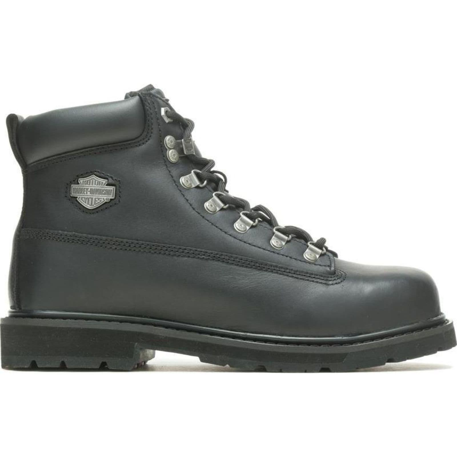 mens steel toe biker boots