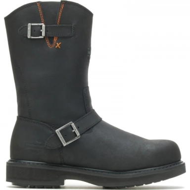 Harley Mens Davidson Steel Toe Black Biker Motorcycle Boot