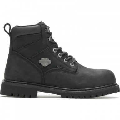 Harley Mens Davidson Gavern Black Biker Motorcycle Boot
