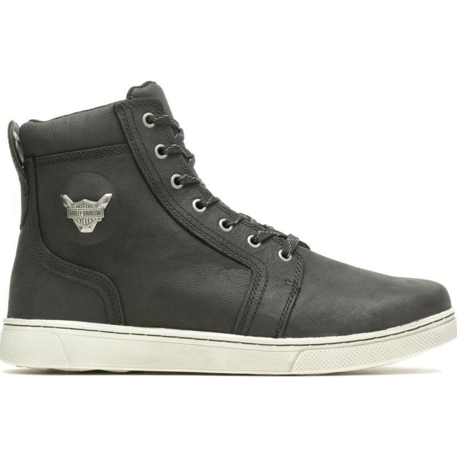 Harley Mens Black Davidson Bateman 5 Metal Sneaker