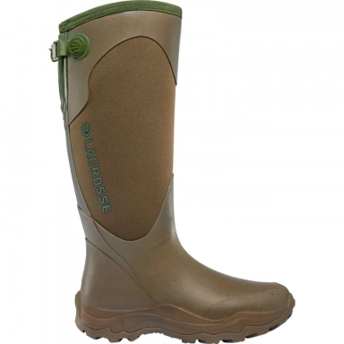 Lacrosse Mens Alpha Agility 17 Waterproof Rubber Snake Hunting Boot