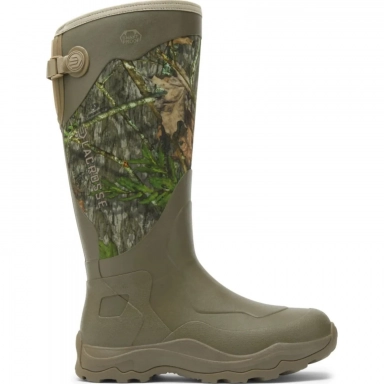 Lacrosse Mens Alpha Agility 17 Waterproof Rubber Snake Hunting Boot M