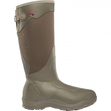 Lacrosse Mens Alpha Agility 17 Soft Toe WP Rubber Hunt Hunting Boot