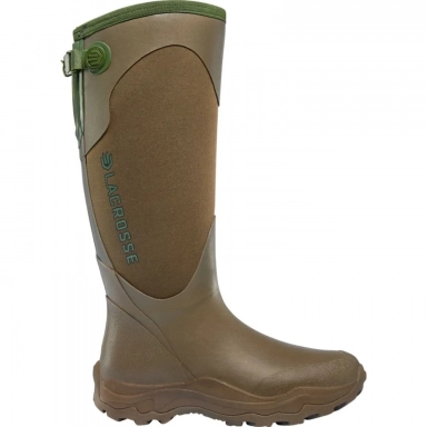 Lacrosse Womens Alpha Agility Snake 15 Brown/Green Hunting Boot