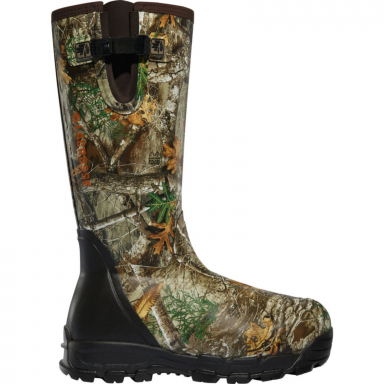 LaCrosse 18" Alphaburly Pro Side-Zip Insulated Camo Hunting Rubber Boots, 1000 Gram, Realtree Xtra 3