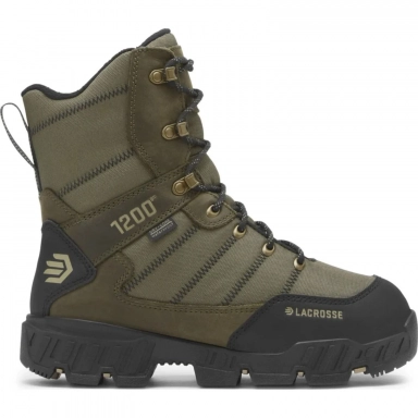 Lacrosse Womens Cold Snap II 8 Olive Night 1200G Hunting Boot