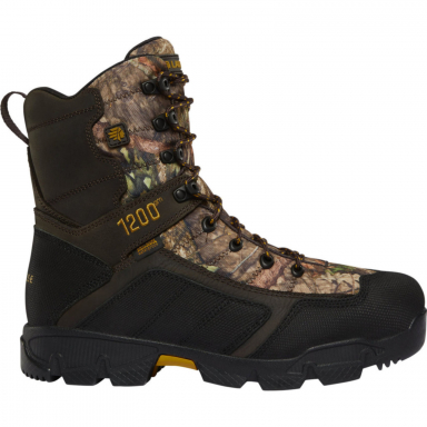 Lacrosse Mens Cold Snap 9" Plain Toe Pac WP 1200G Hunt Boot 566710