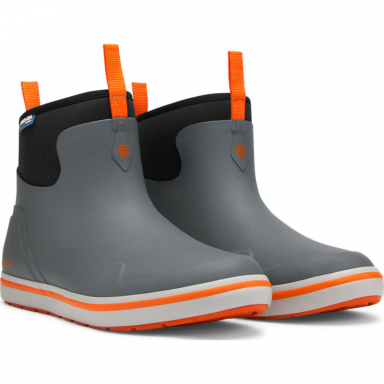 LaCrosse Mens Alpha Deck Boot 6" Gray/Orange Outdoor Boots 621200