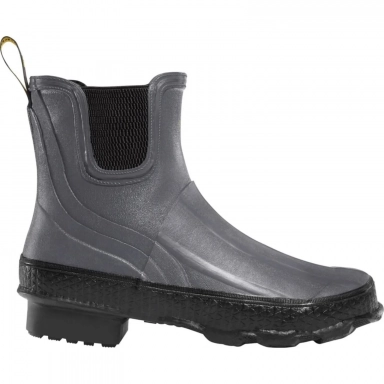 Lacrosse Womens Grange 5 Gray/Black Chelsea Boot