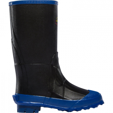 LaCrosse Kids Lil' Grange 9" Black/Blue Outdoor Boots 631201