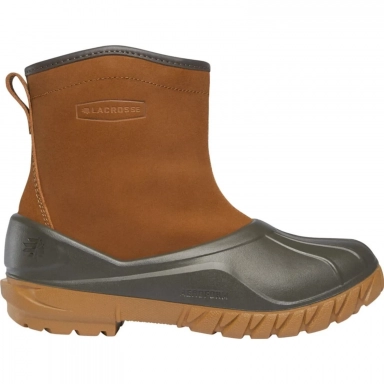 Lacrosse Mens Aero Timber Top Zip 8 Clay Brown Shearling Hiking Boot