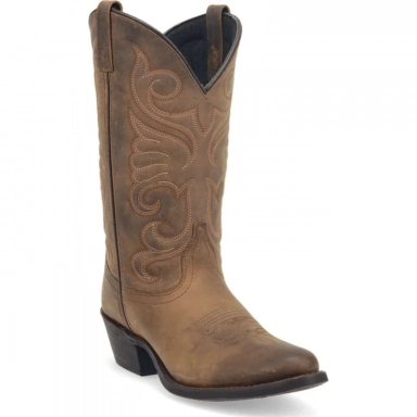 Laredo Womens Bridget Leather Tan Boot