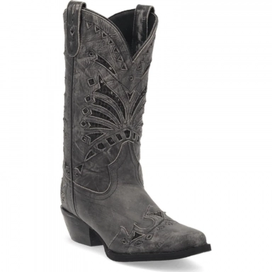 Laredo Womens Stevie Leather Black Boot