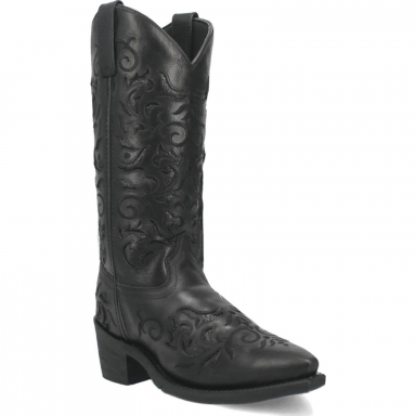 Laredo Womens Night Sky Leather Boot Black 52450