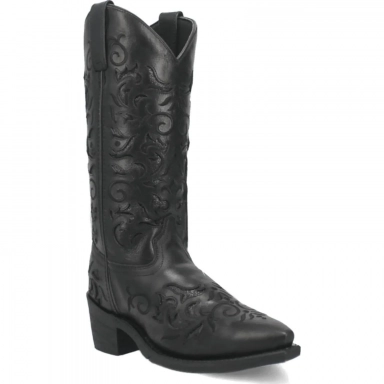 Laredo Womens Night Sky Leather Black Boot