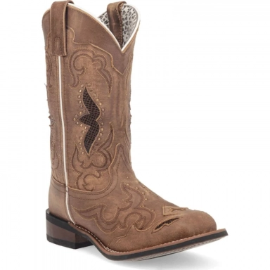 Laredo Womens Spellbound Leather Tan Boot