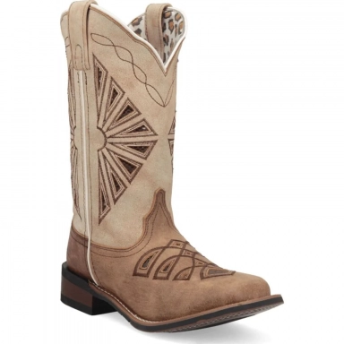 Laredo Womens Kite Days Leather Brown Boot