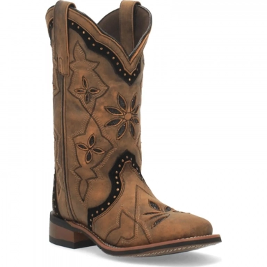 Laredo Womens Bouquet Leather Honey Boot