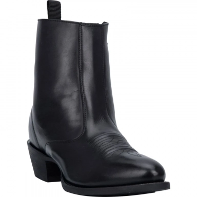 Laredo Mens 7 Inch Fletcher Black R Toe Boot