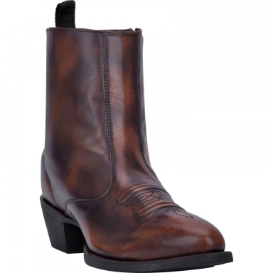 Laredo Mens 7 Inch Fletcher Tan R Toe Boot
