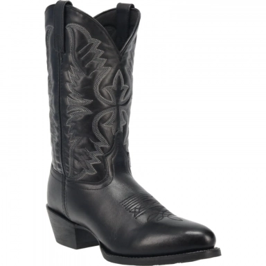 Laredo Mens Birchwood Leather Black Boot
