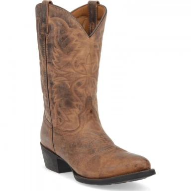 Laredo Mens Birchwood Leather Tan Boot