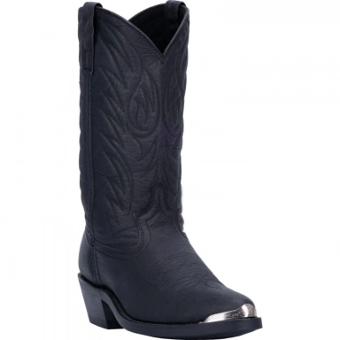 Laredo Mens East Bound Leather Black Boot
