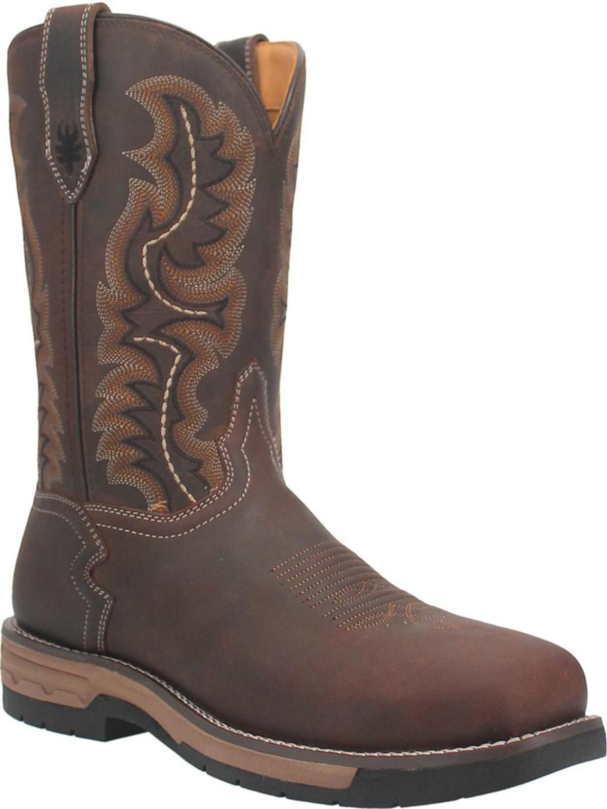 Shop Laredo Mens Stringfellow-Steel Toe Leather Boot Brown 6921 | Save ...