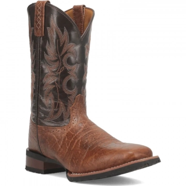Laredo Mens Broken Bow Lwather Rust Boot
