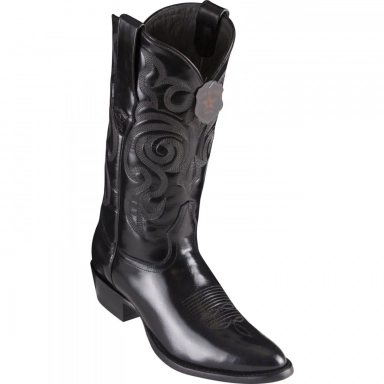 Los Altos Mens Cameleon Black Pull-On Boot
