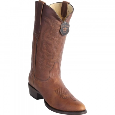 Los Altos Mens Round Toe Rage Honey Pull-On Boot
