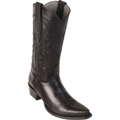 Los Altos Mens Toe Pull Up Maddog Brown Cowboy Boot