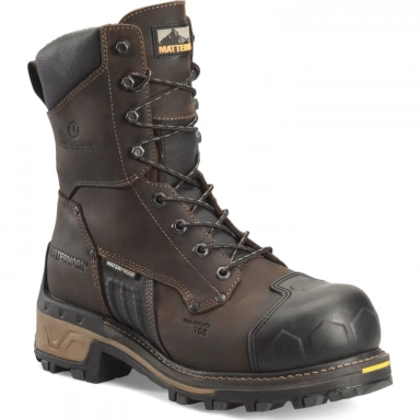 Matterhorn Mens 8 Waterproof Composite Toe Logger Work Boot