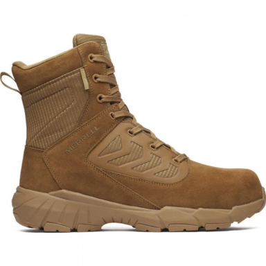 Merrell Mens Fullbench Tact Work Boot in Brown