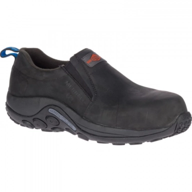 Merrell Mens Jungle Moc Ltr Ct Sd Slip-On Black