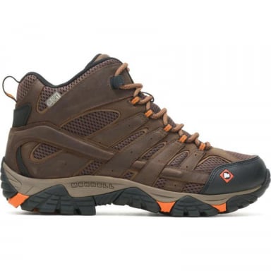Merrell Mens Moab Vertex Mid Wp Sr Work Boots J31239W
