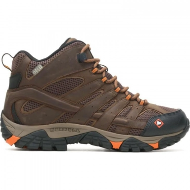 Merrell Mens Moab Vertex Mid Wp Sr Work Boot