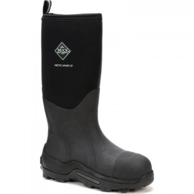 Muck Boots Unisex Arctic Sport Tall Steel Toe Black ASP-STL-BL-07 Work