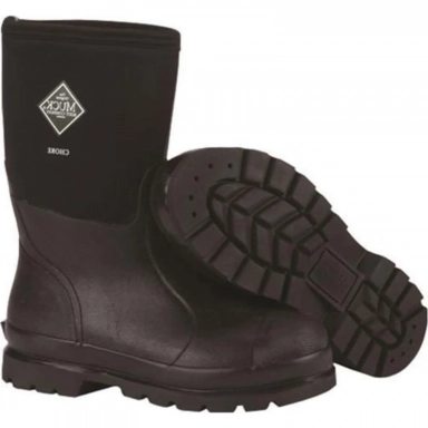 Muck Unisex Boots Chore Mid Black CHM-000A-BL-050 Work Boot