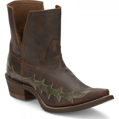 Nocona Boots Womens 6.5 Sitrine Brown Cowgirl Boot