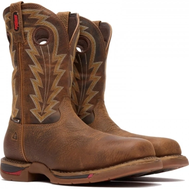 Rocky Boot Mens Long Range Composite Toe Waterproof Western
