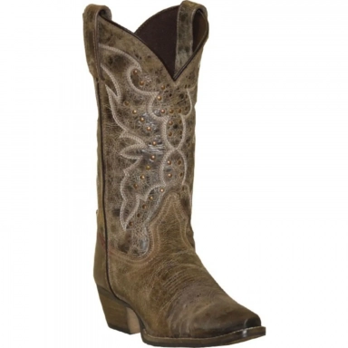 Rawhide Womens 12 Inch Leather Snip Toe Western Cowgirl Boot Style